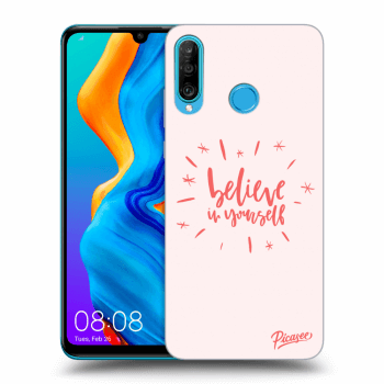 Picasee silikonový průhledný obal pro Huawei P30 Lite - Believe in yourself
