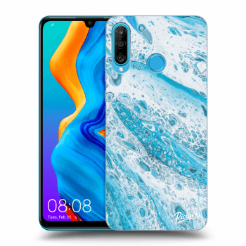 Picasee ULTIMATE CASE pro Huawei P30 Lite - Blue liquid