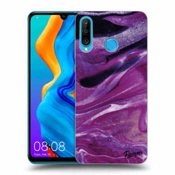 Obal pro Huawei P30 Lite - Purple glitter