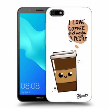 Picasee silikonový černý obal pro Huawei Y5 2018 - Cute coffee