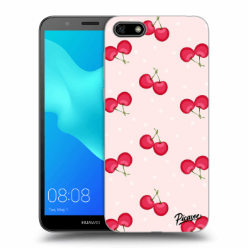 Picasee silikonový černý obal pro Huawei Y5 2018 - Cherries