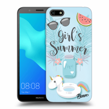 Picasee silikonový černý obal pro Huawei Y5 2018 - Girls Summer