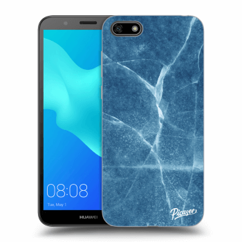 Picasee silikonový černý obal pro Huawei Y5 2018 - Blue marble