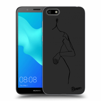 Picasee silikonový černý obal pro Huawei Y5 2018 - Simple body
