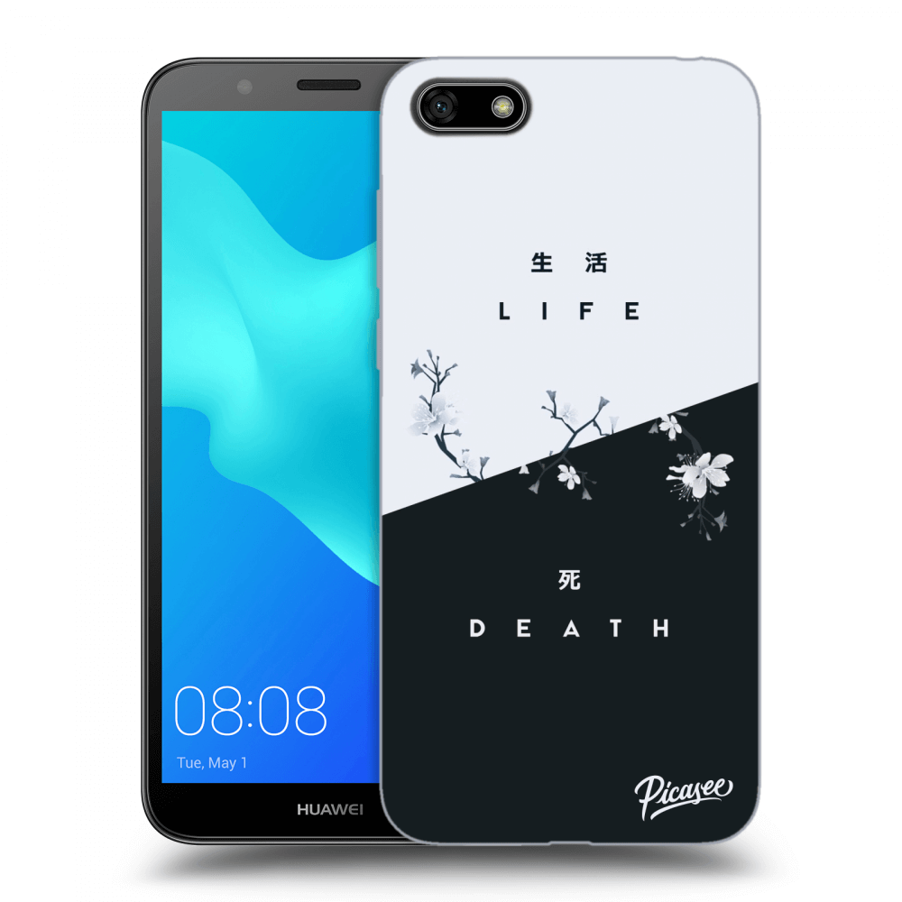 Picasee silikonový černý obal pro Huawei Y5 2018 - Life - Death