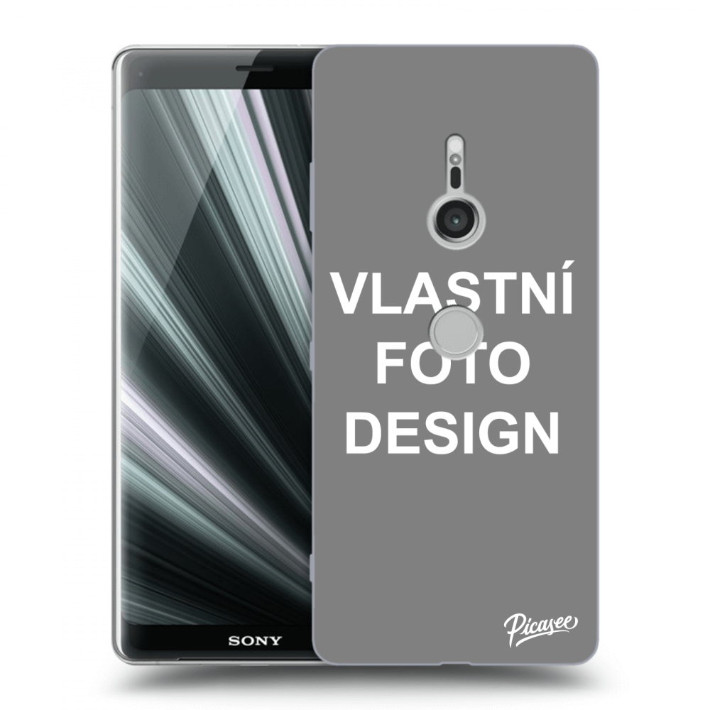 Picasee silikonový průhledný obal pro Sony Xperia XZ3 - Vlastní fotka/motiv