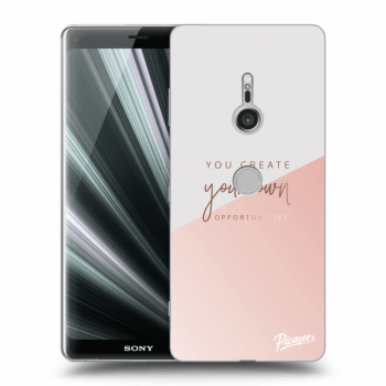 Picasee silikonový průhledný obal pro Sony Xperia XZ3 - You create your own opportunities