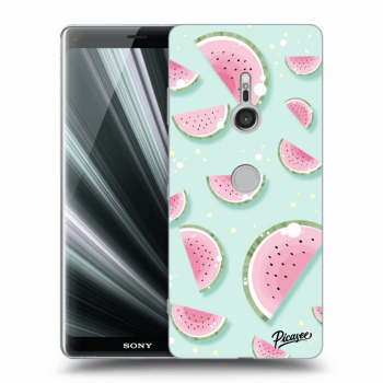 Picasee silikonový průhledný obal pro Sony Xperia XZ3 - Watermelon 2
