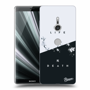 Picasee silikonový průhledný obal pro Sony Xperia XZ3 - Life - Death