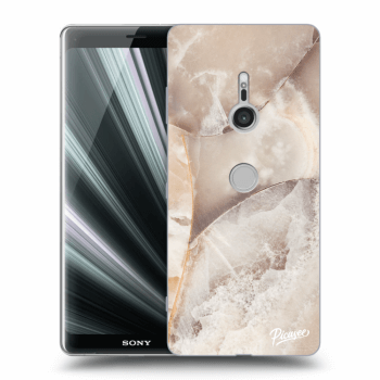 Picasee silikonový průhledný obal pro Sony Xperia XZ3 - Cream marble
