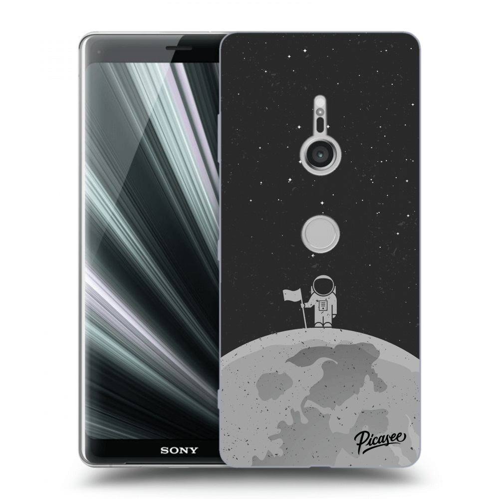 Picasee silikonový průhledný obal pro Sony Xperia XZ3 - Astronaut