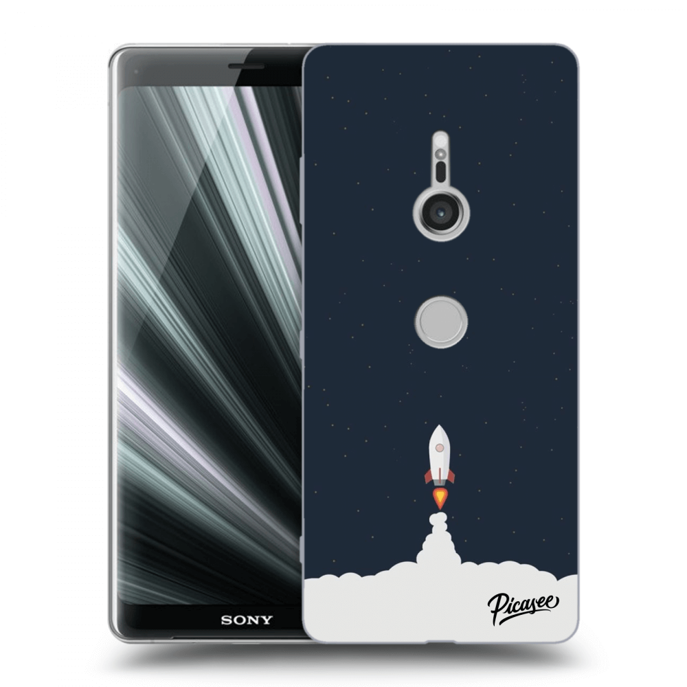 Picasee silikonový průhledný obal pro Sony Xperia XZ3 - Astronaut 2