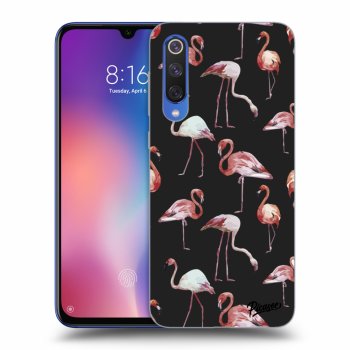 Picasee silikonový černý obal pro Xiaomi Mi 9 SE - Flamingos