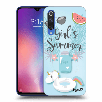 Picasee silikonový průhledný obal pro Xiaomi Mi 9 SE - Girls Summer