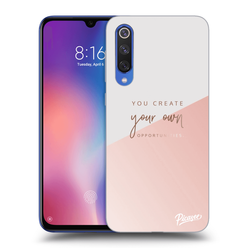 Picasee silikonový černý obal pro Xiaomi Mi 9 SE - You create your own opportunities