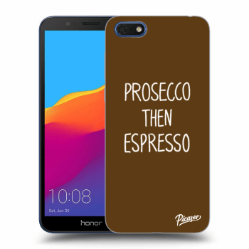 Picasee silikonový černý obal pro Honor 7S - Prosecco then espresso