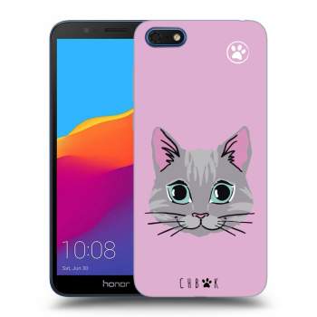 Picasee silikonový černý obal pro Honor 7S - Chybí mi kočky - Růžová