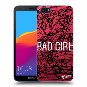 Picasee silikonový černý obal pro Honor 7S - Bad girl