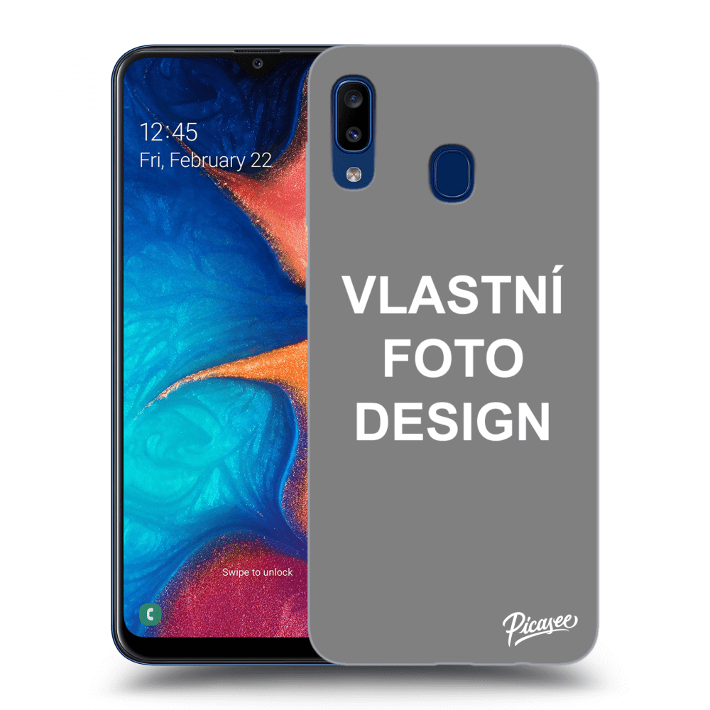 Picasee silikonový průhledný obal pro Samsung Galaxy A20e A202F - Vlastní fotka/motiv