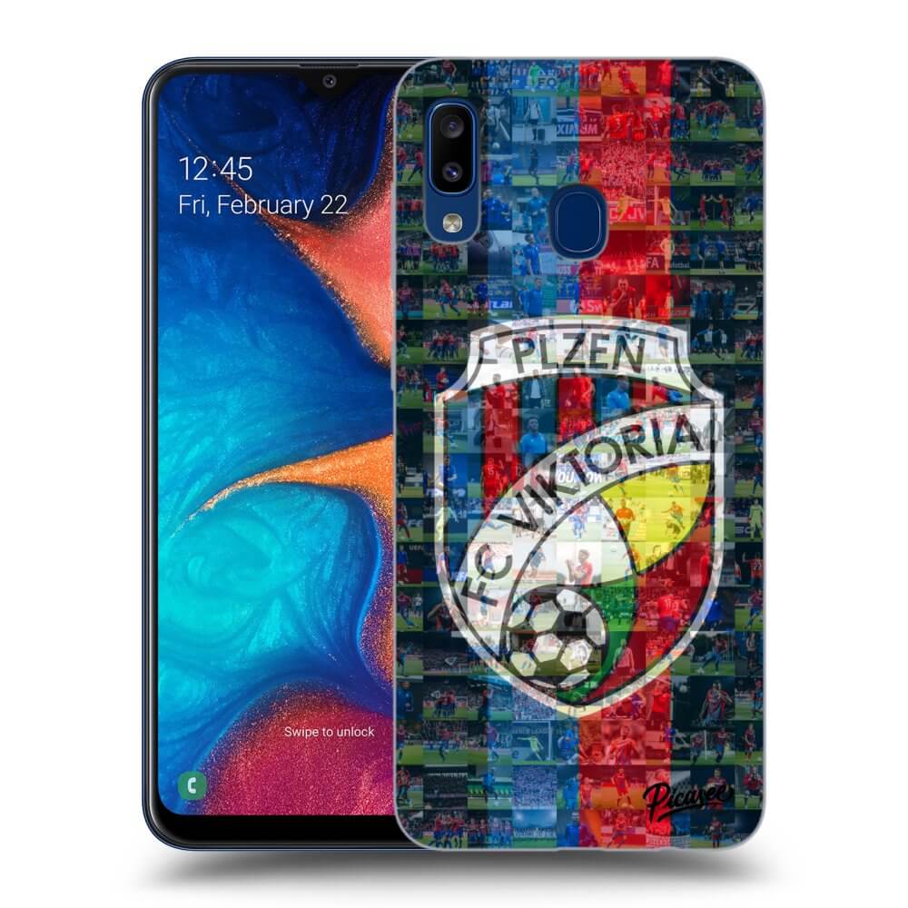 Picasee silikonový průhledný obal pro Samsung Galaxy A20e A202F - FC Viktoria Plzeň A