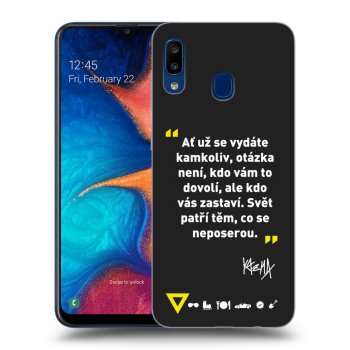 Obal pro Samsung Galaxy A20e A202F - Kazma - SVĚT PATŘÍ TĚM, CO SE NEPOSEROU