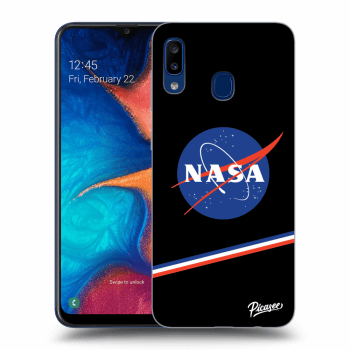 Picasee silikonový černý obal pro Samsung Galaxy A20e A202F - NASA Original