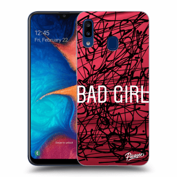 Picasee silikonový černý obal pro Samsung Galaxy A20e A202F - Bad girl