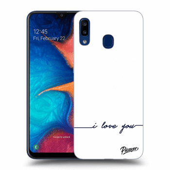 Obal pro Samsung Galaxy A20e A202F - I love you