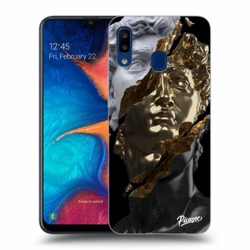 Picasee silikonový černý obal pro Samsung Galaxy A20e A202F - Trigger