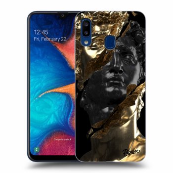 Obal pro Samsung Galaxy A20e A202F - Gold - Black