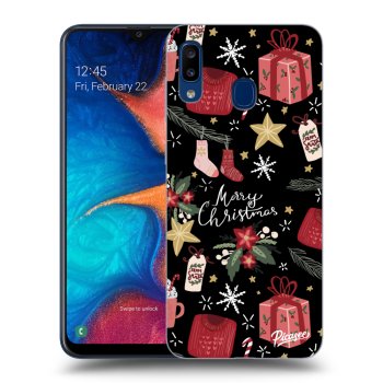 Obal pro Samsung Galaxy A20e A202F - Christmas