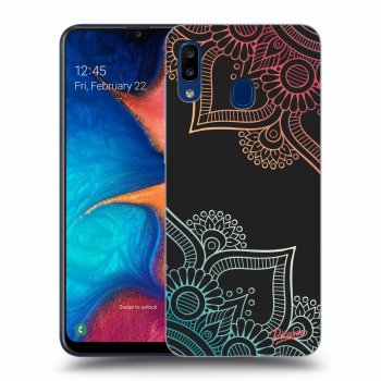 Obal pro Samsung Galaxy A20e A202F - Květinový vzor