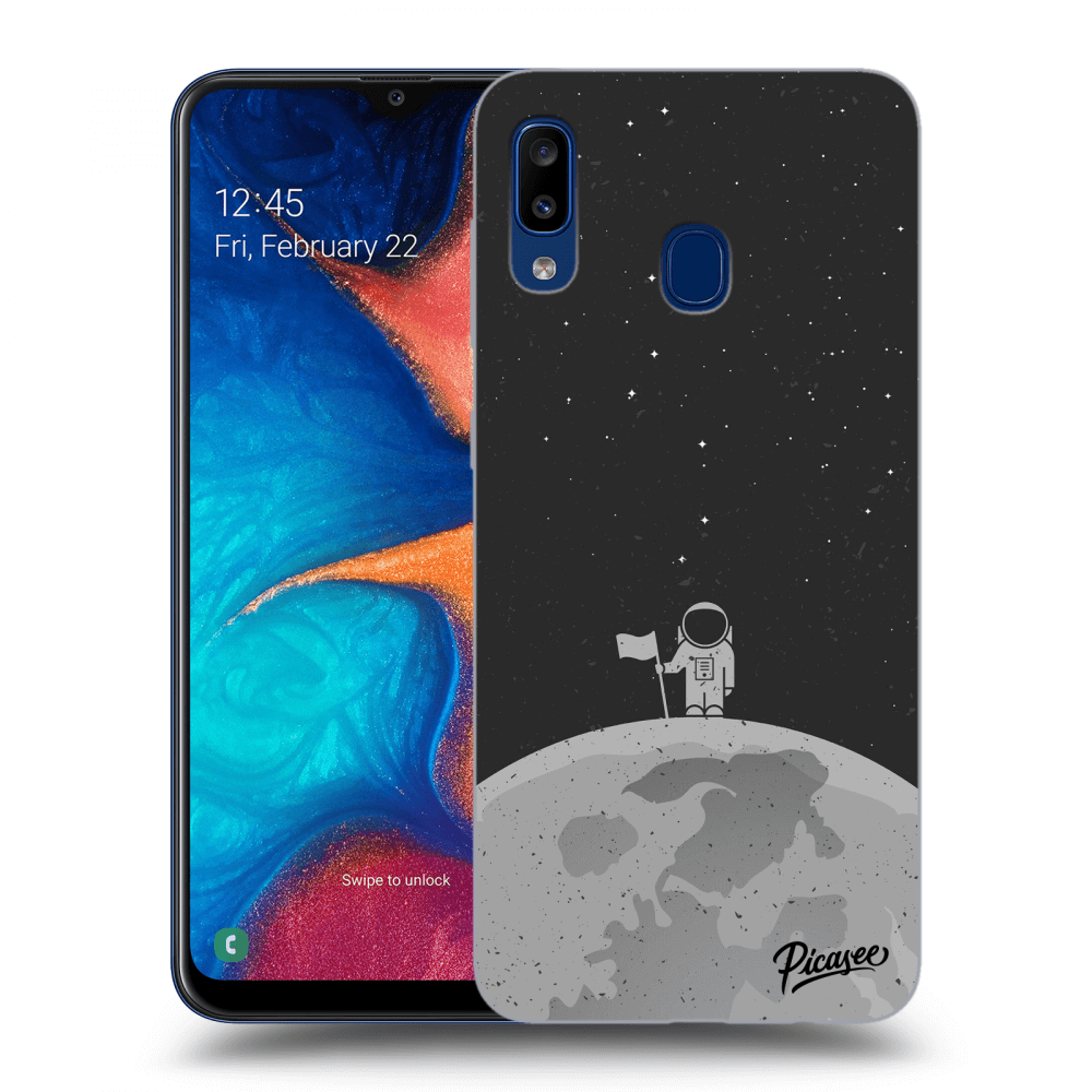 Picasee silikonový průhledný obal pro Samsung Galaxy A20e A202F - Astronaut