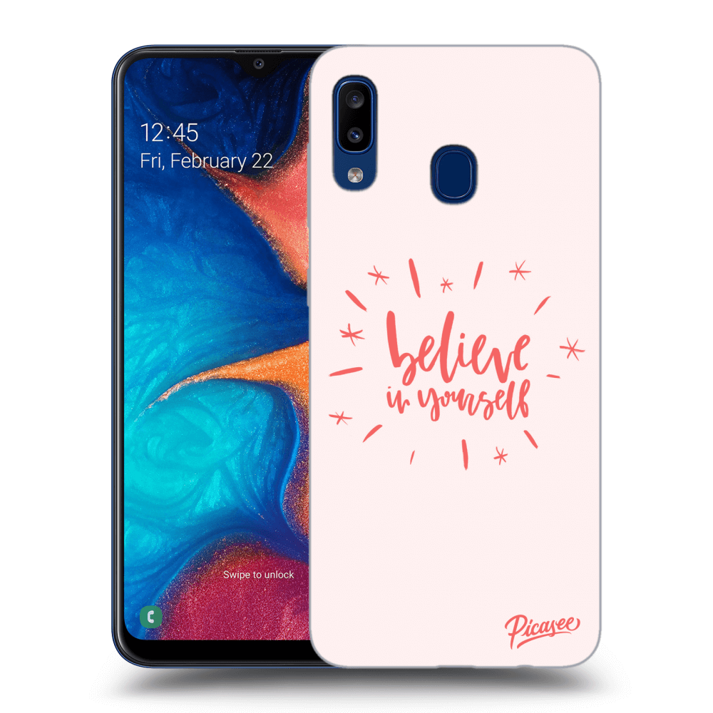 Picasee ULTIMATE CASE pro Samsung Galaxy A20e A202F - Believe in yourself