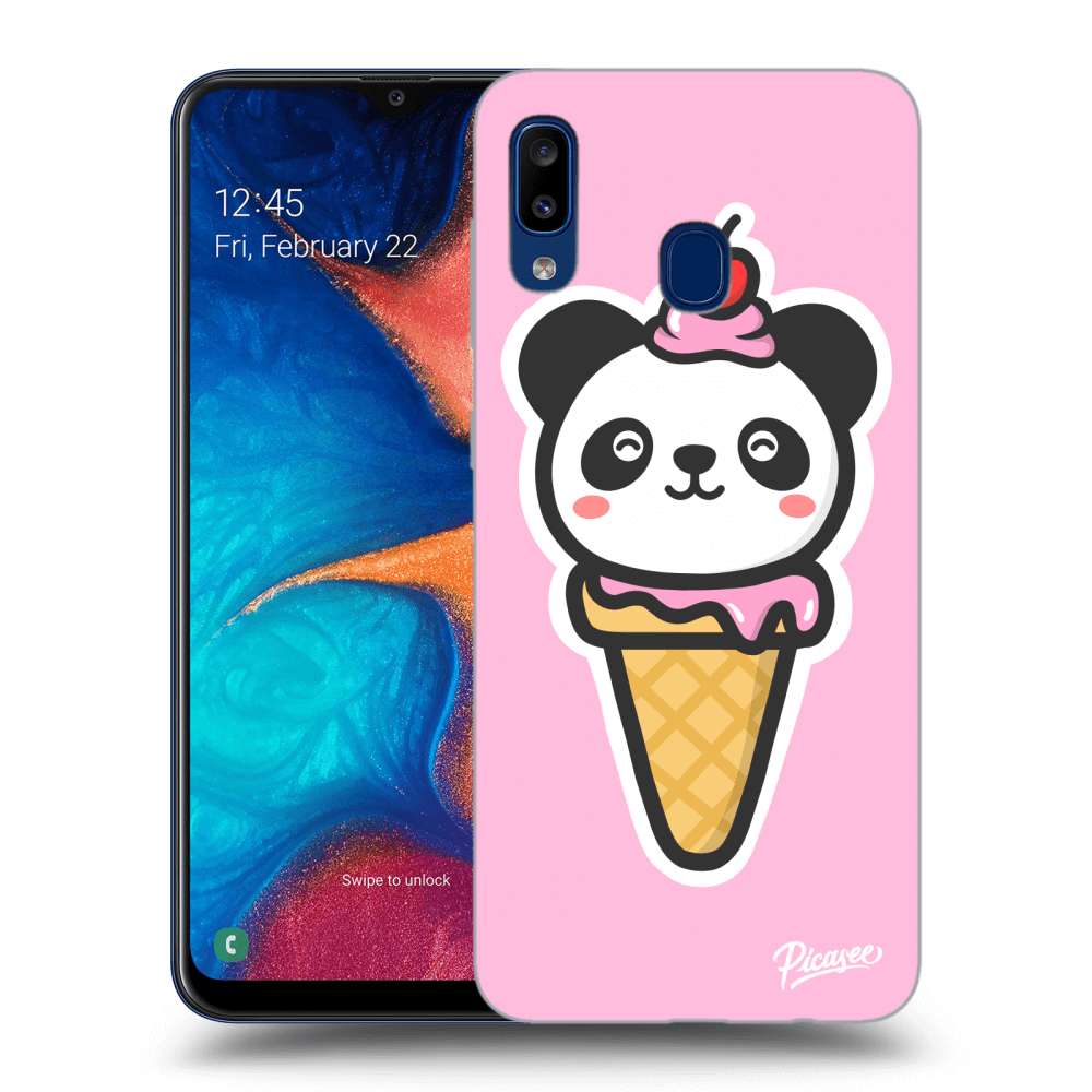 Picasee ULTIMATE CASE pro Samsung Galaxy A20e A202F - Ice Cream Panda