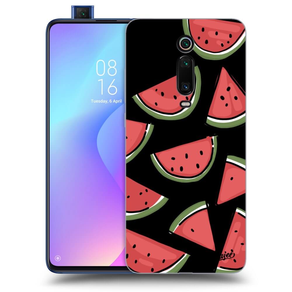 Picasee silikonový černý obal pro Xiaomi Mi 9T (Pro) - Melone