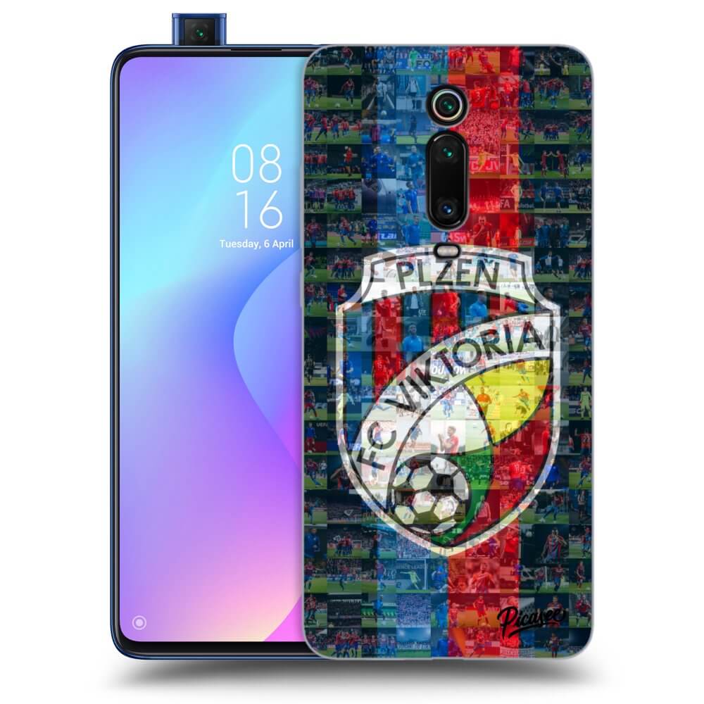 Picasee silikonový černý obal pro Xiaomi Mi 9T (Pro) - FC Viktoria Plzeň A