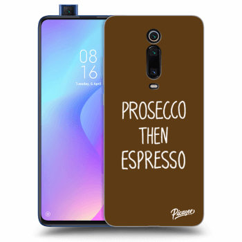 Picasee silikonový černý obal pro Xiaomi Mi 9T (Pro) - Prosecco then espresso