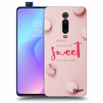 Picasee silikonový černý obal pro Xiaomi Mi 9T (Pro) - Life is as sweet as you are