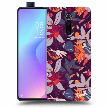 Obal pro Xiaomi Mi 9T (Pro) - Purple Leaf