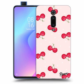 Picasee silikonový průhledný obal pro Xiaomi Mi 9T (Pro) - Cherries