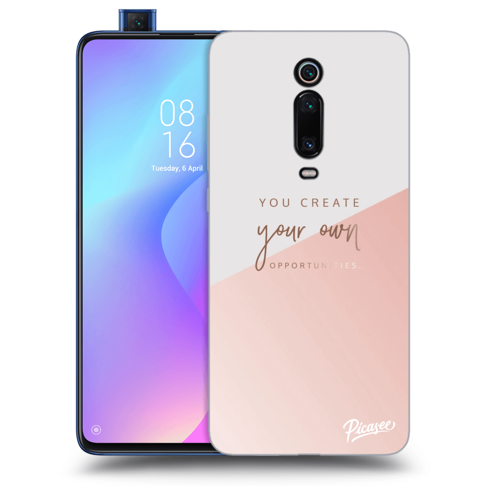 Picasee silikonový průhledný obal pro Xiaomi Mi 9T (Pro) - You create your own opportunities