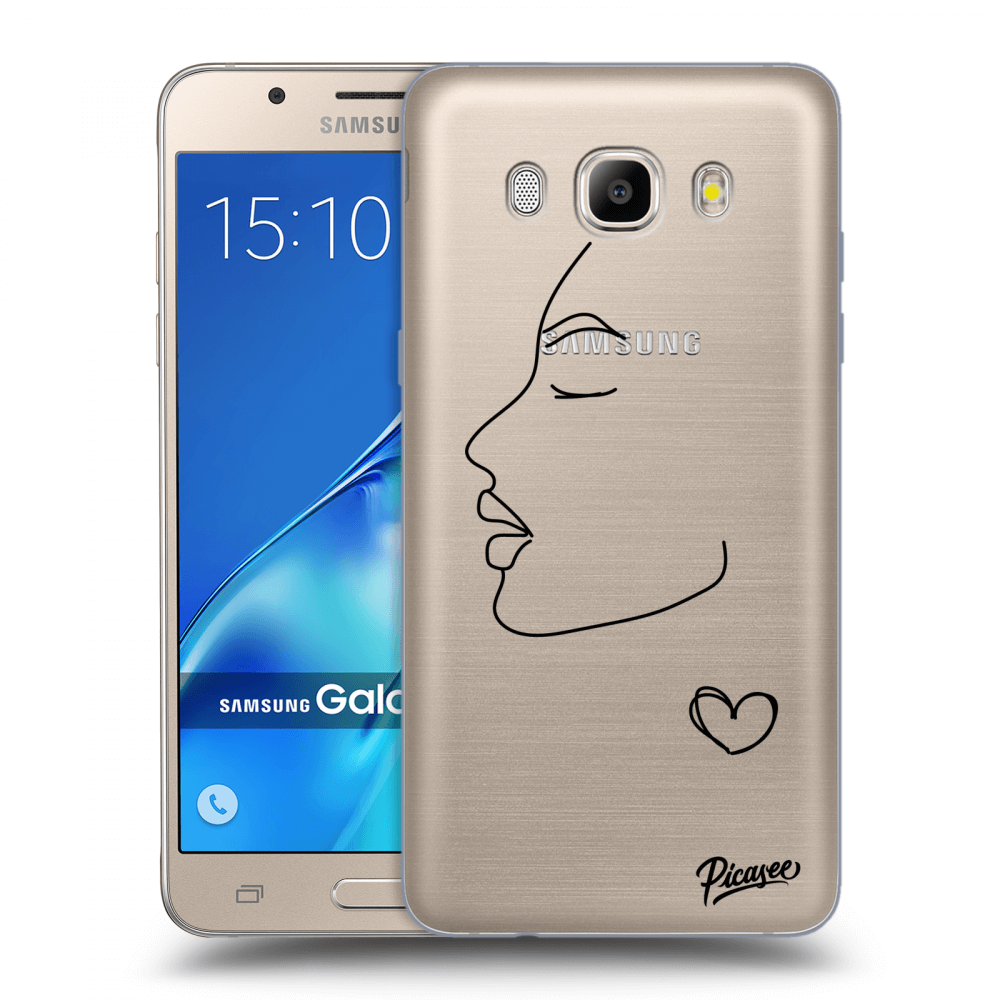 Picasee silikonový průhledný obal pro Samsung Galaxy J5 2016 J510F - Couple girl