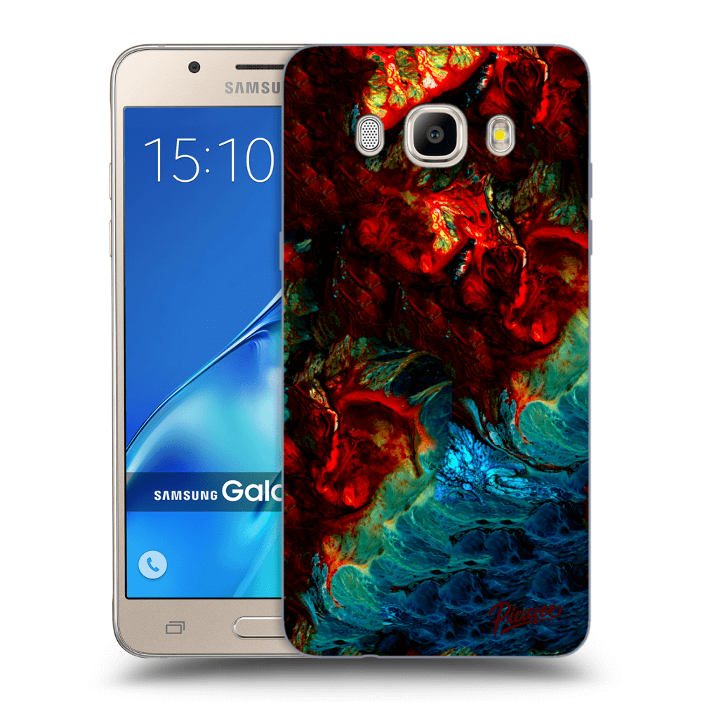 Picasee silikonový průhledný obal pro Samsung Galaxy J5 2016 J510F - Universe