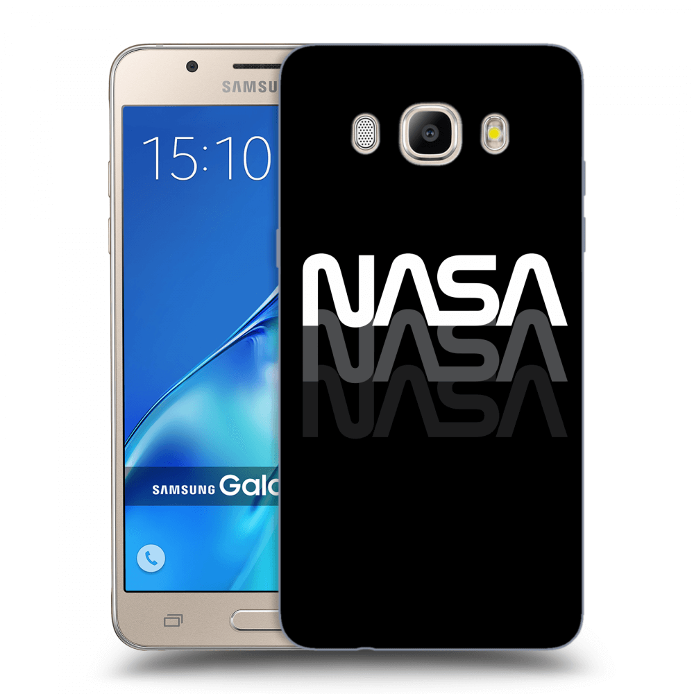 Picasee silikonový průhledný obal pro Samsung Galaxy J5 2016 J510F - NASA Triple