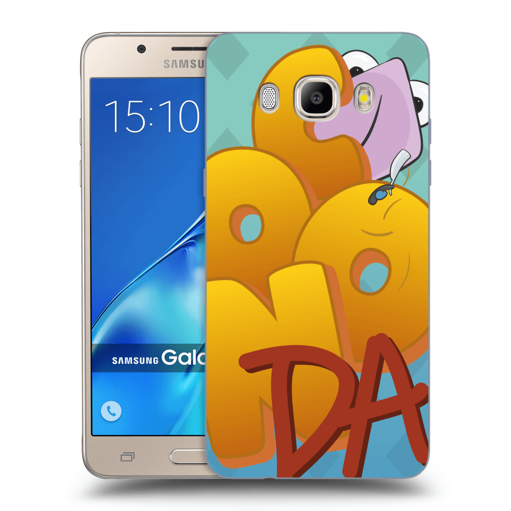 Picasee silikonový průhledný obal pro Samsung Galaxy J5 2016 J510F - Obří COONDA