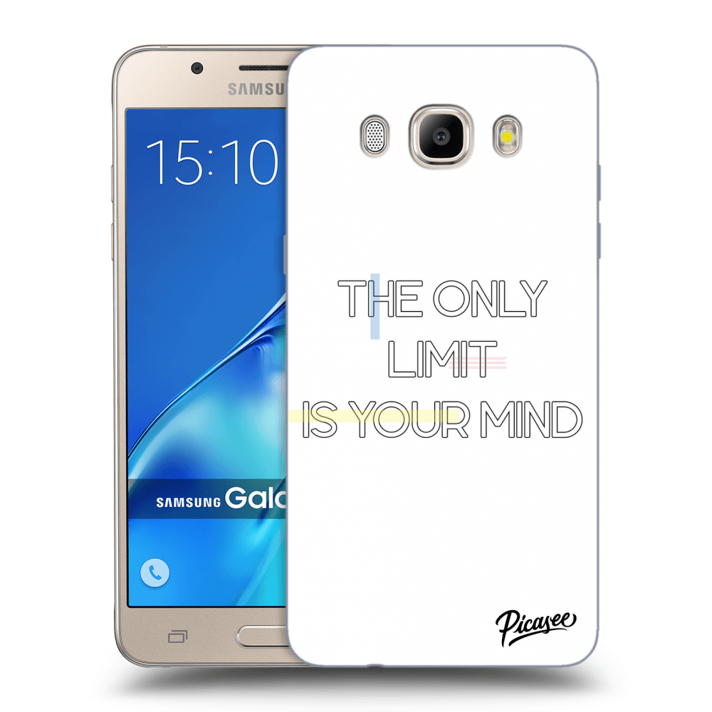 Picasee silikonový průhledný obal pro Samsung Galaxy J5 2016 J510F - The only limit is your mind