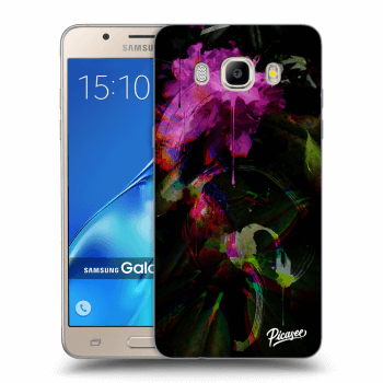 Picasee silikonový průhledný obal pro Samsung Galaxy J5 2016 J510F - Peony Color