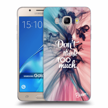 Picasee silikonový průhledný obal pro Samsung Galaxy J5 2016 J510F - Don't think TOO much