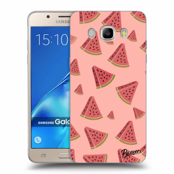 Picasee silikonový průhledný obal pro Samsung Galaxy J5 2016 J510F - Watermelon